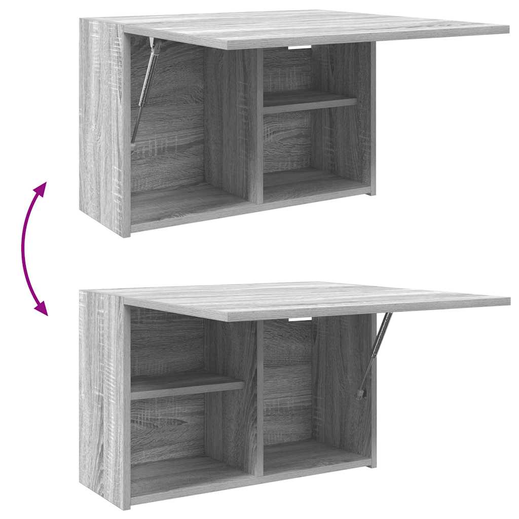 Zidni kupaonski ormarić projektirano drvo - sivi sonoma hrast, 60 x 25 x 40 cm, 1 - number 9.