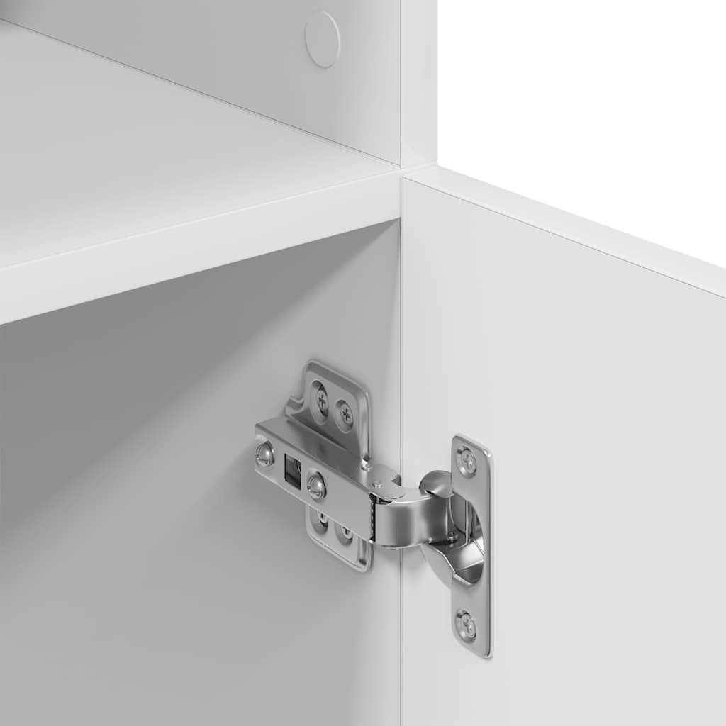 Køkkenskab 57x41,5x131,5 cm konstrueret træ - hvid, 1, x - number 8.