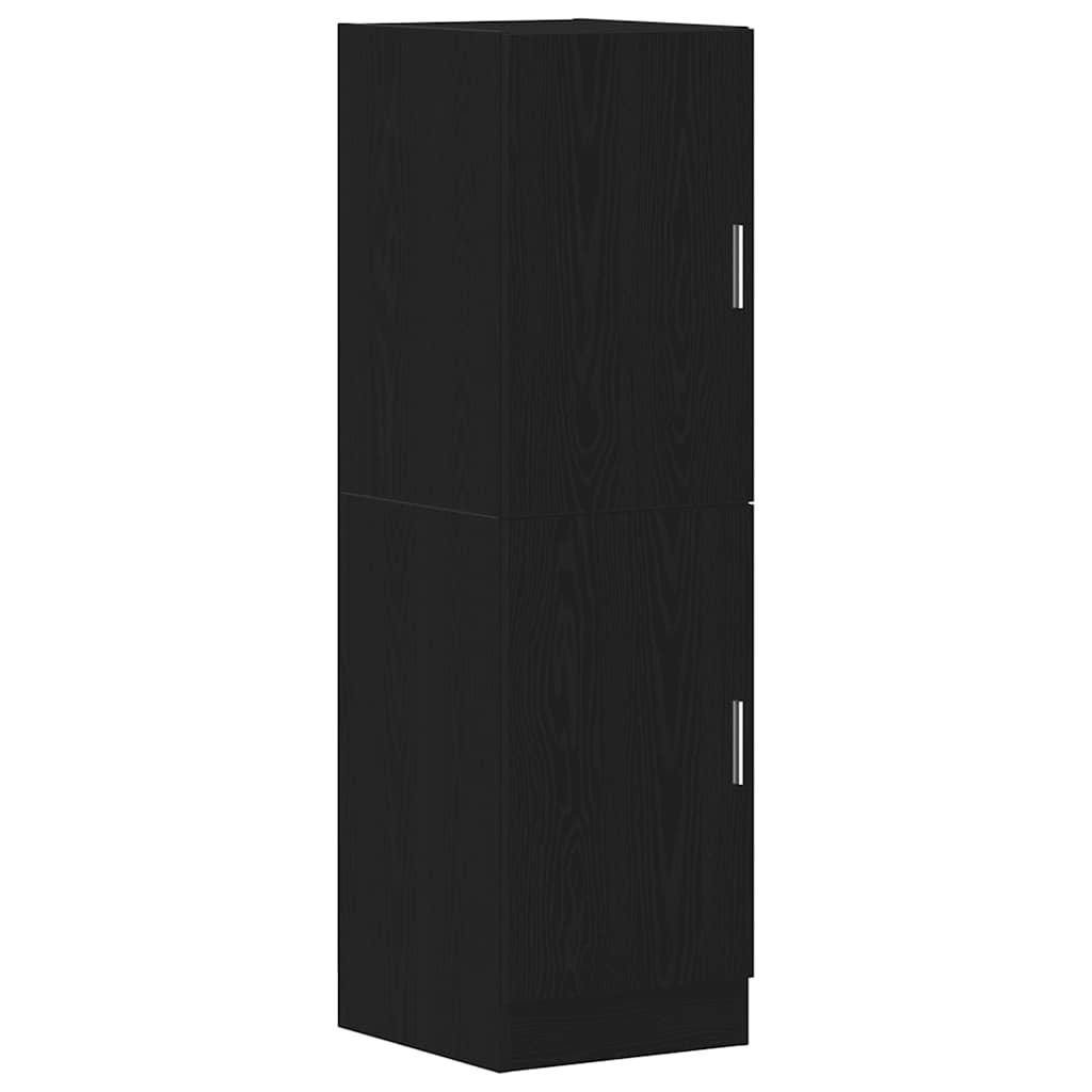 Kjøkkenskap 38x41.5x131.5 cm konstruert tre - svart, 1 - number 2.