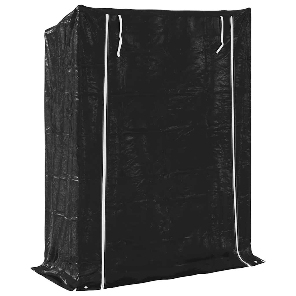 Burning rack with rainbag galvanized steel - 150 x 60 x 200 cm - number 5.