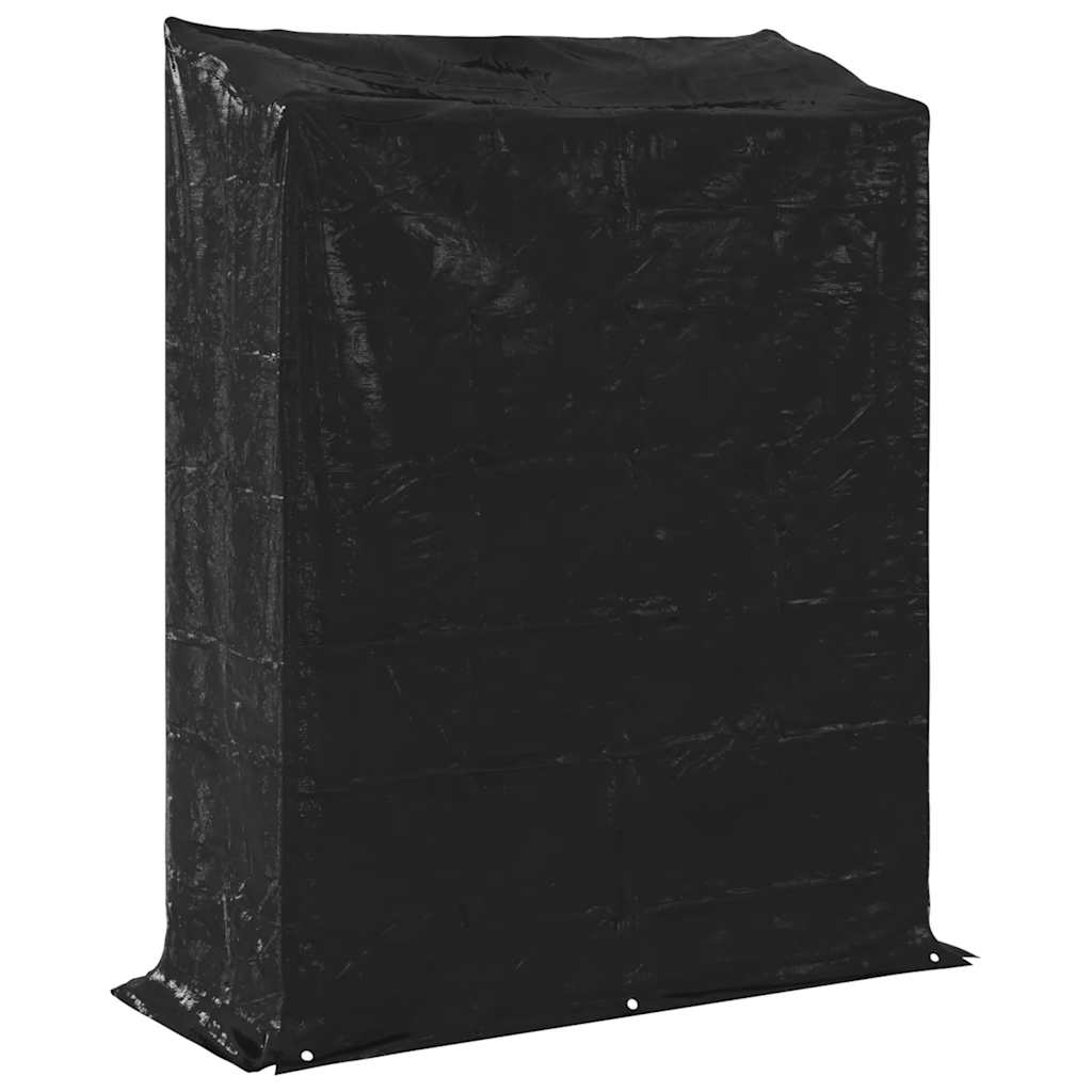 Burning rack with rainbag galvanized steel - 150 x 60 x 200 cm - number 8.