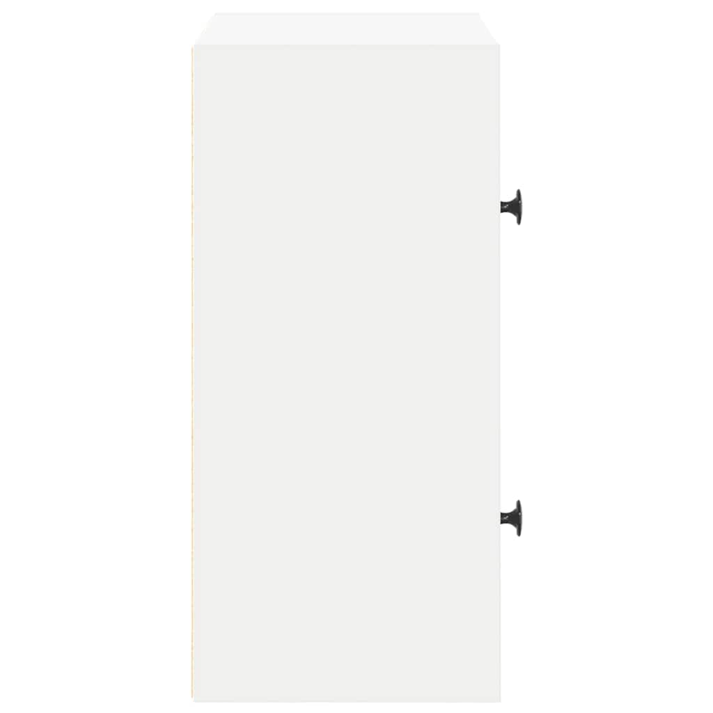 Bogreol 40x24x52 cm konstrueret træ - hvid, 1, 52 cm - number 6.