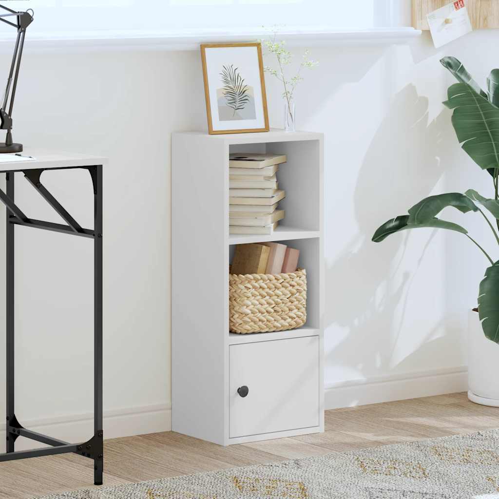 Bogreol 31x24x77 cm konstrueret træ - hvid, 1, 77 cm - number 3.