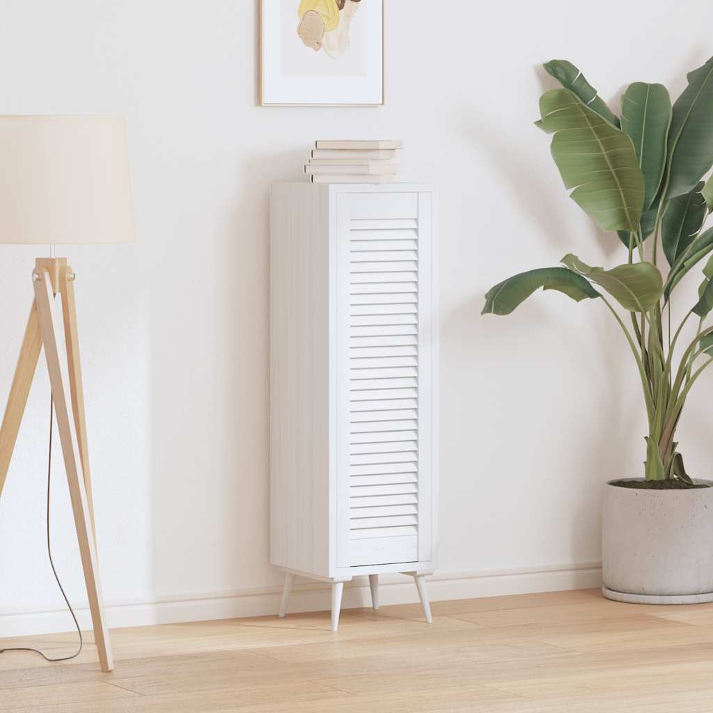 Skabslåge 99x29,5 cm lameldesign - hvid, 99 x 29.5 cm, 1 - number 3.