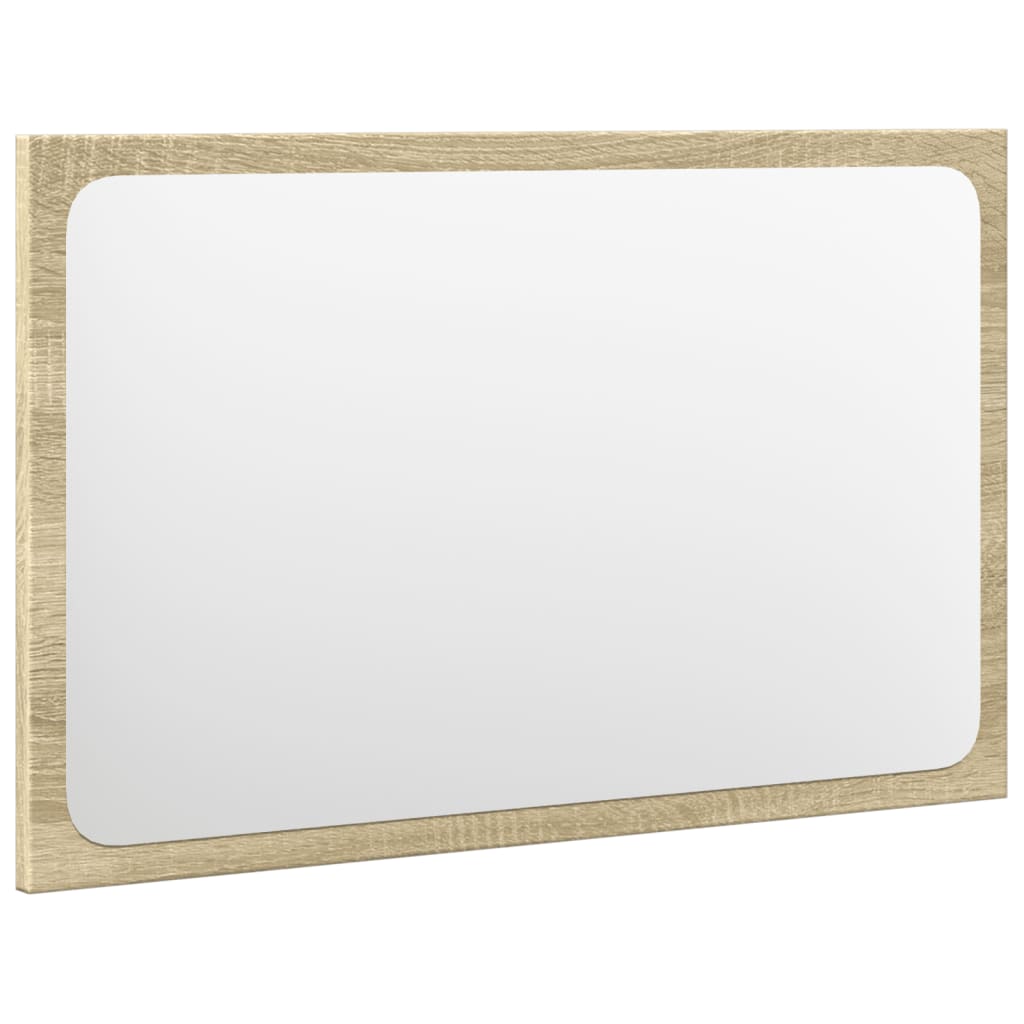 Zestaw mebli łazienkowych elementy z drewna klejonego - dąb sonoma, 4 - number 4.