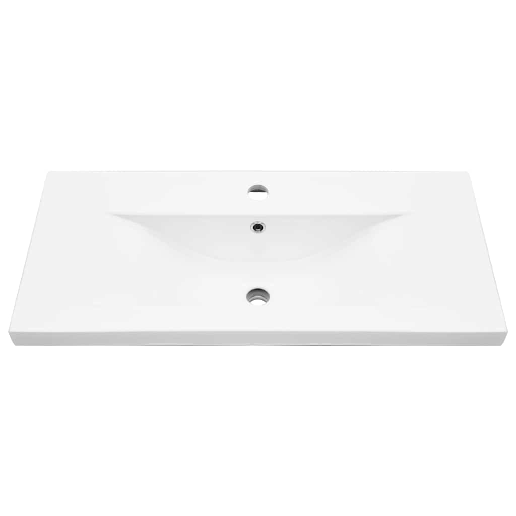 Namještaj set za kupaonicu 3 dijela konstruirana drvena betonska siva - number 9.