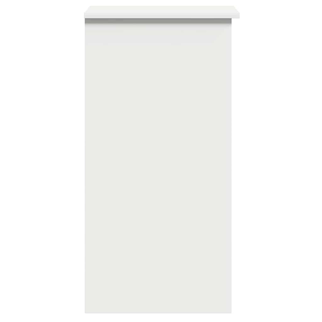 Biurko z półkami 84x40x78 cm drewno klejone - białe - number 6.