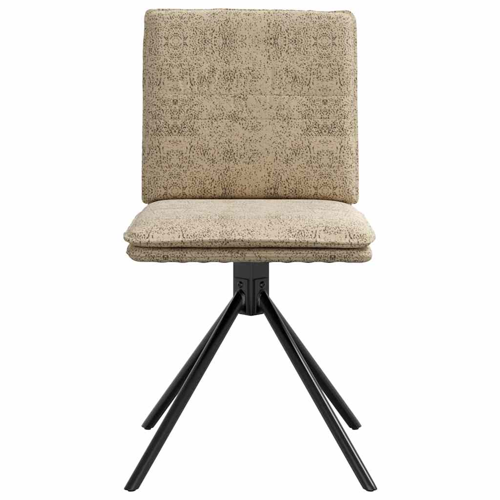 Spisebordsstol lysegråt imiteret ruskindslæder - number 4.