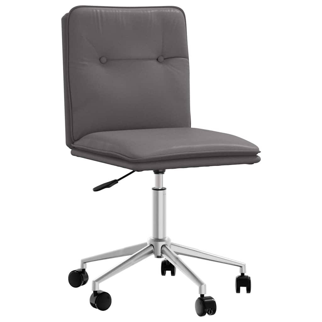 Krzesło jadalne sztuczna skóra - szara, 1 - number 1.