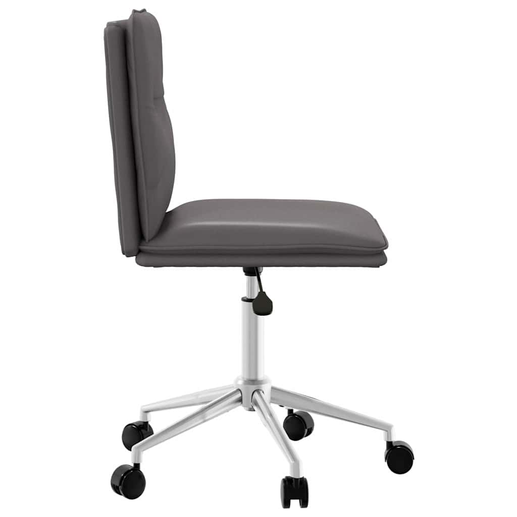 Krzesło jadalne sztuczna skóra - szara, 1 - number 4.