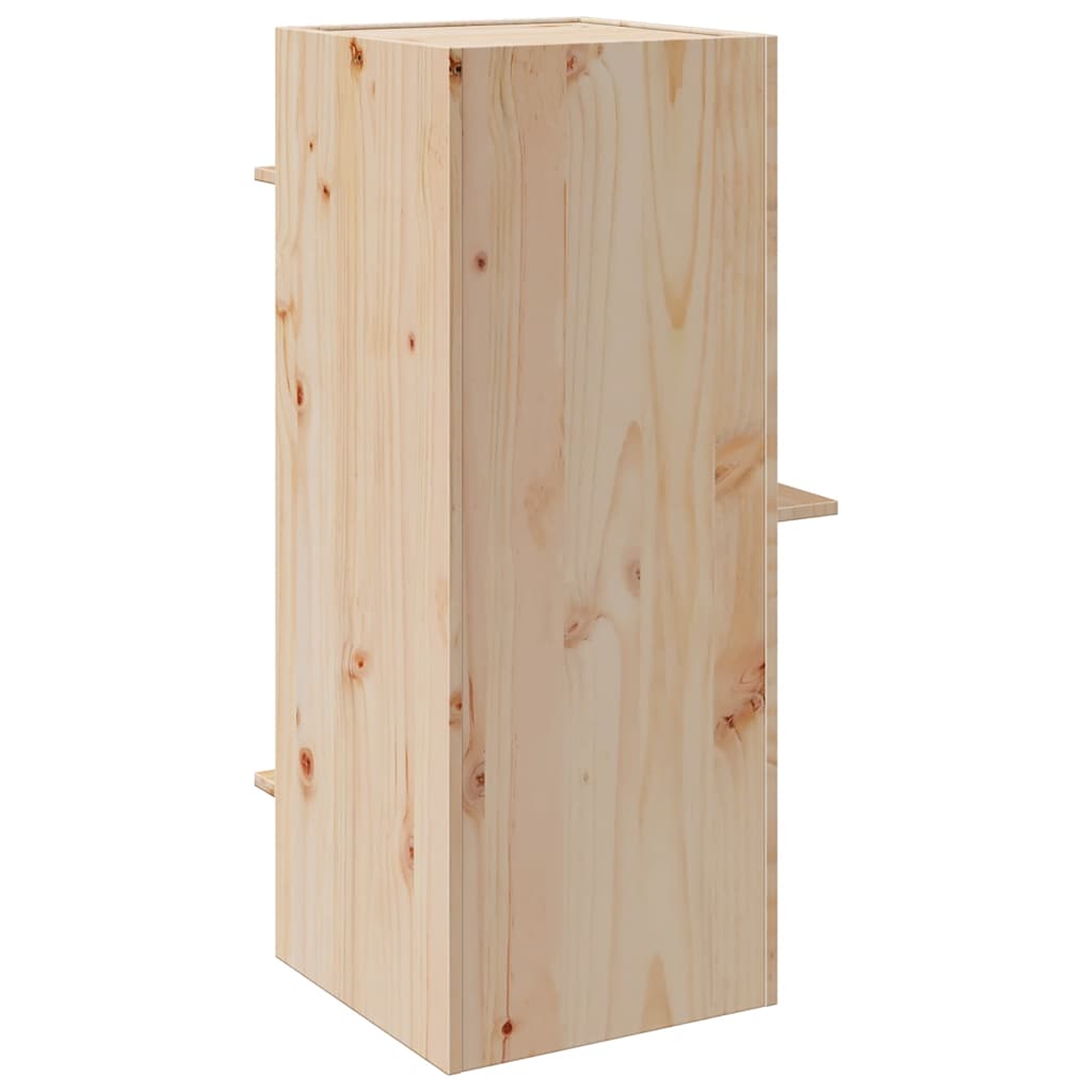 Maison pour chat 43x43x90 cm bois de pin massif - bordeaux - number 5.