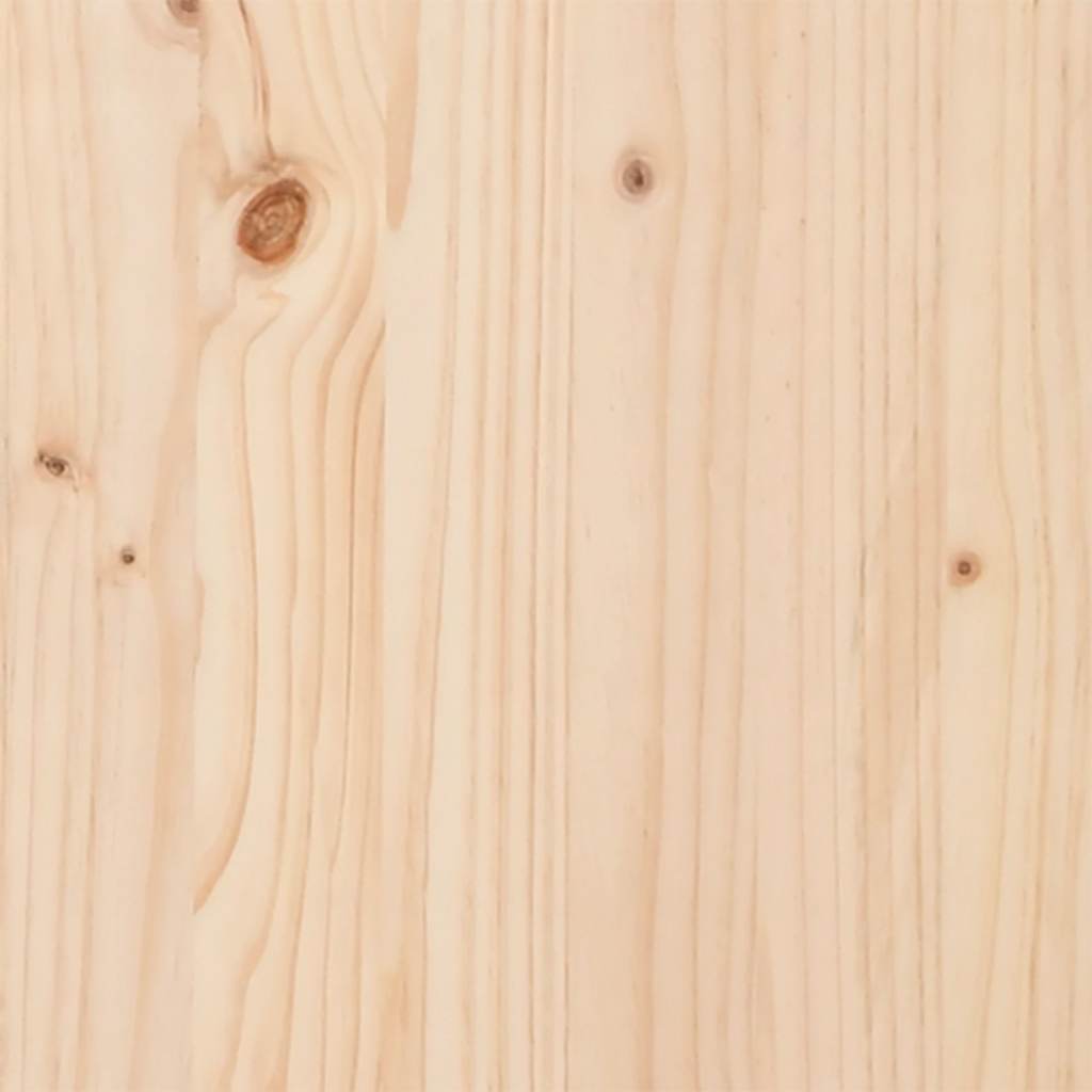 Bogreol hovedgærde l-formet 80 cm massivt fyrretræ - naturfarvet, 98.5 x 218.5 x 80 cm, 1 - number 8.