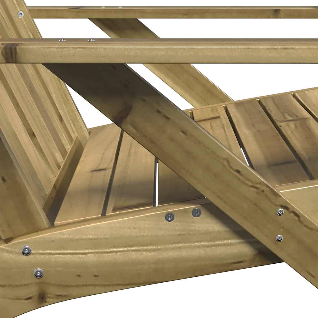 Adirondack vrtna stolica 75x77x77 cm impregnirana borovina - number 6.