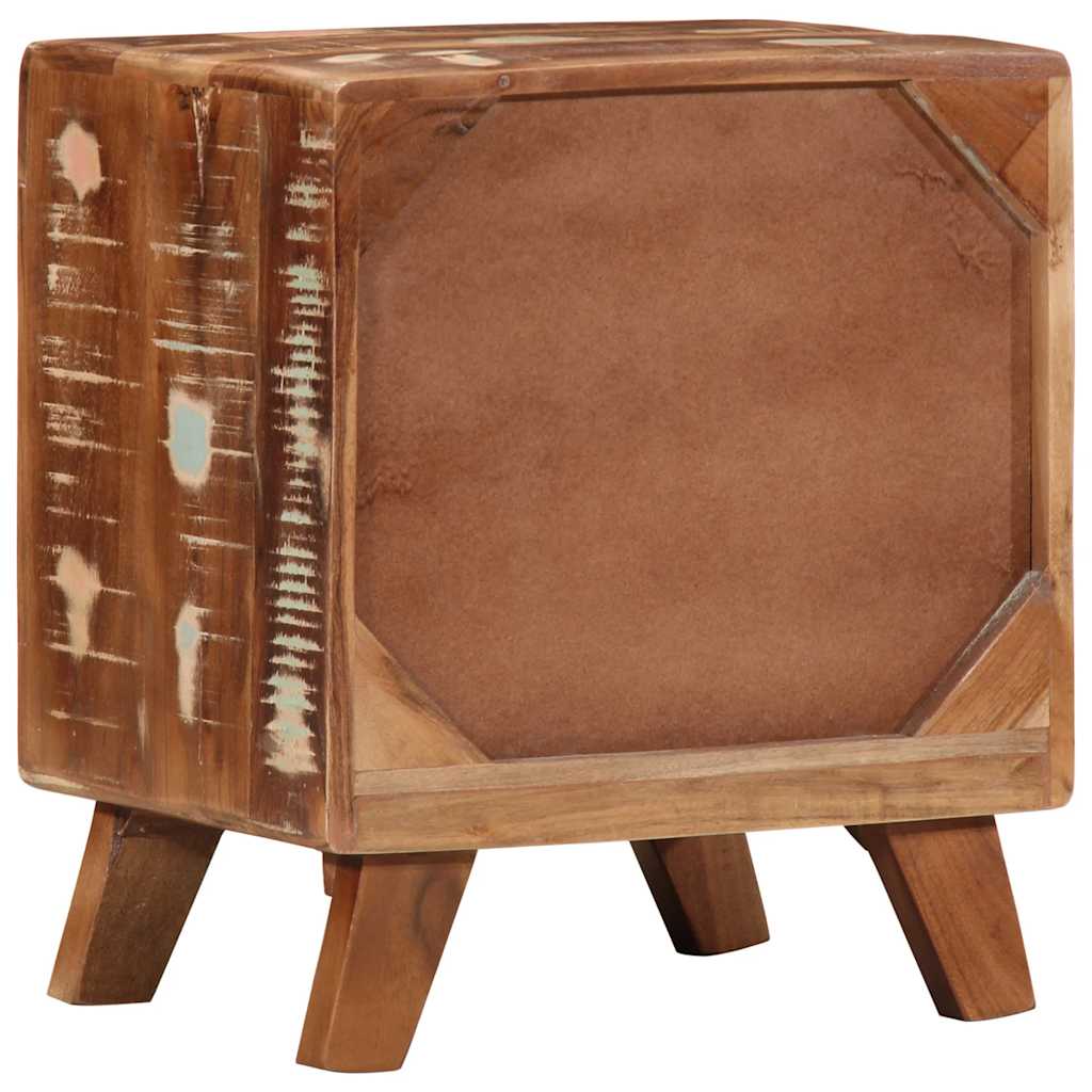 Noćni ormarići 2 kom. 40x32x46 cm čvrsto reciklirano drvo - number 4.