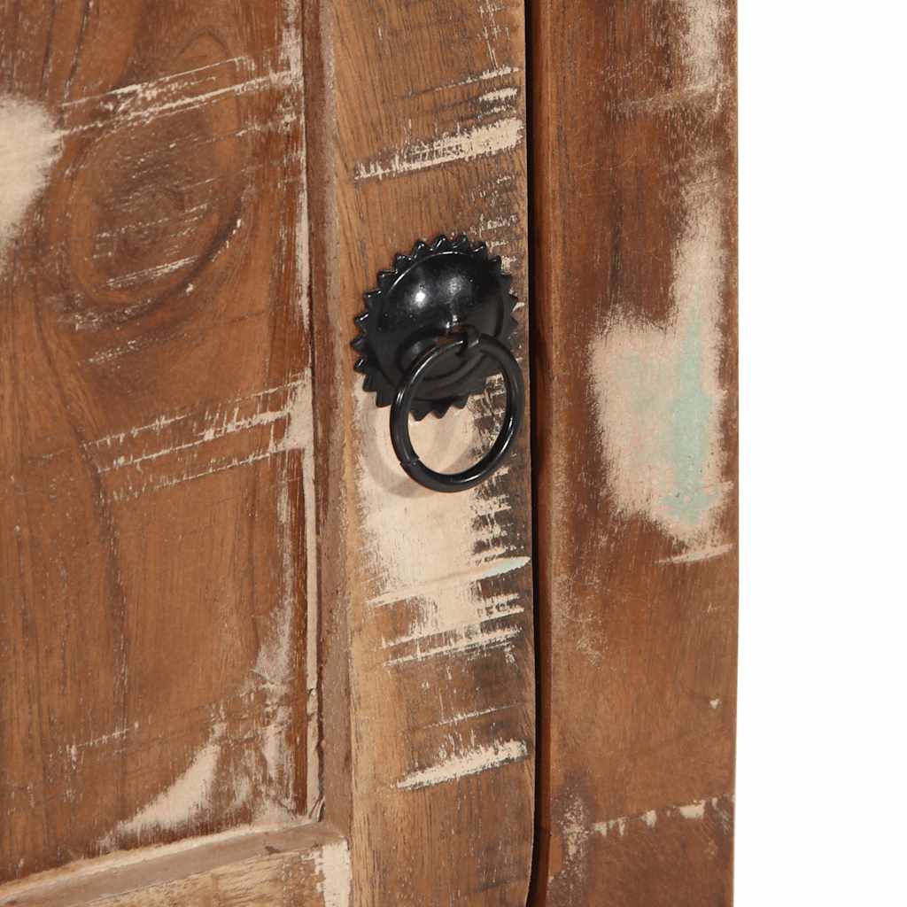 Noćni ormarići 2 kom. 40x32x46 cm čvrsto reciklirano drvo - number 7.