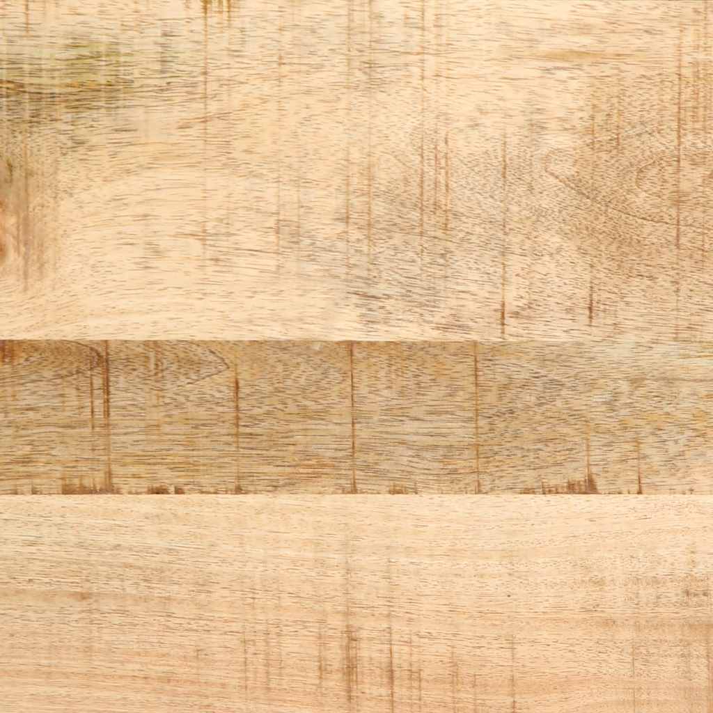 Sengebord 2 stk. 37x32x50 cm solid grovt mangotre - number 10.