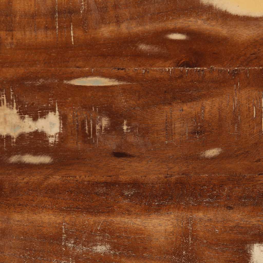 Væghængt tv-skab 100x32x25 cm massivt genbrugstræ - number 9.