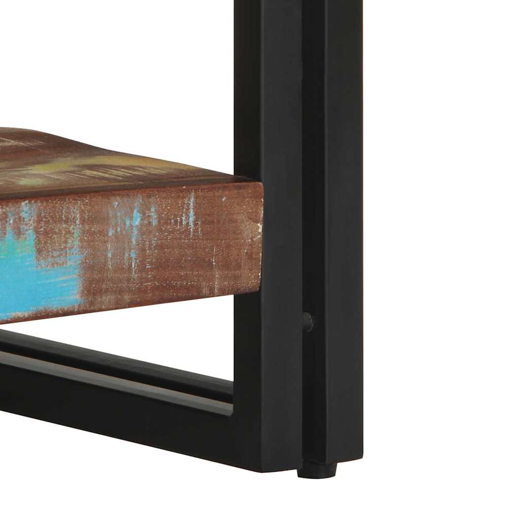 Tabela kawy 70x50x38 cm stałe recyklingowe drewno wielopolowe - 70 x 50 x 38 cm (l x w x h) - number 8.