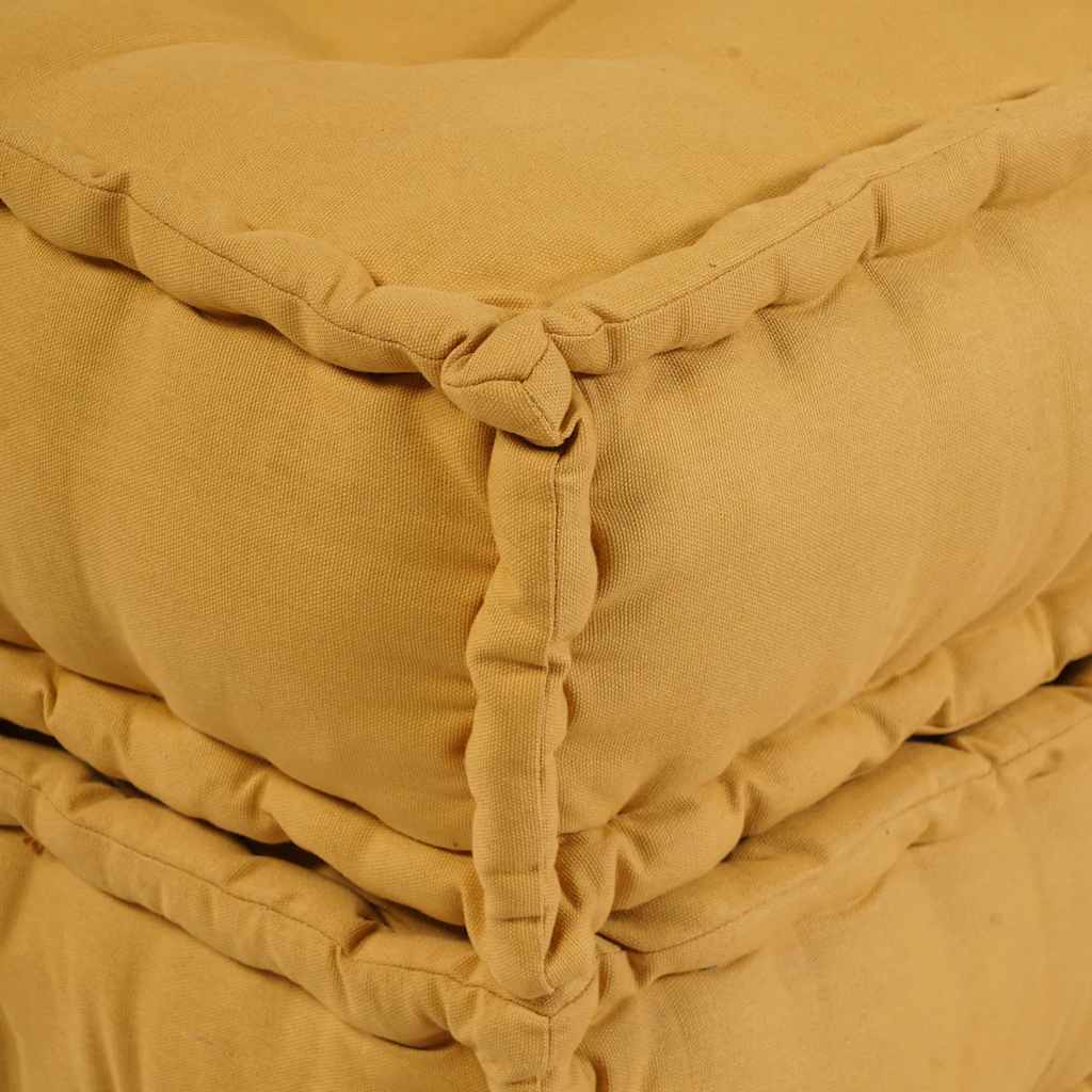 Modulpuf stof 70x70x36 - gul, 1, table sofa - number 6.