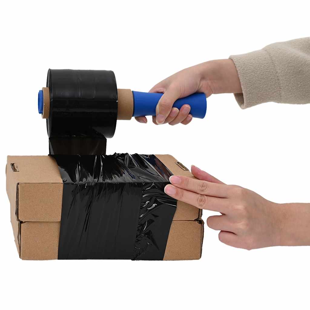 Film estirable 10 uds 23 µm 10 cm x - negro, 150 m - number 1.