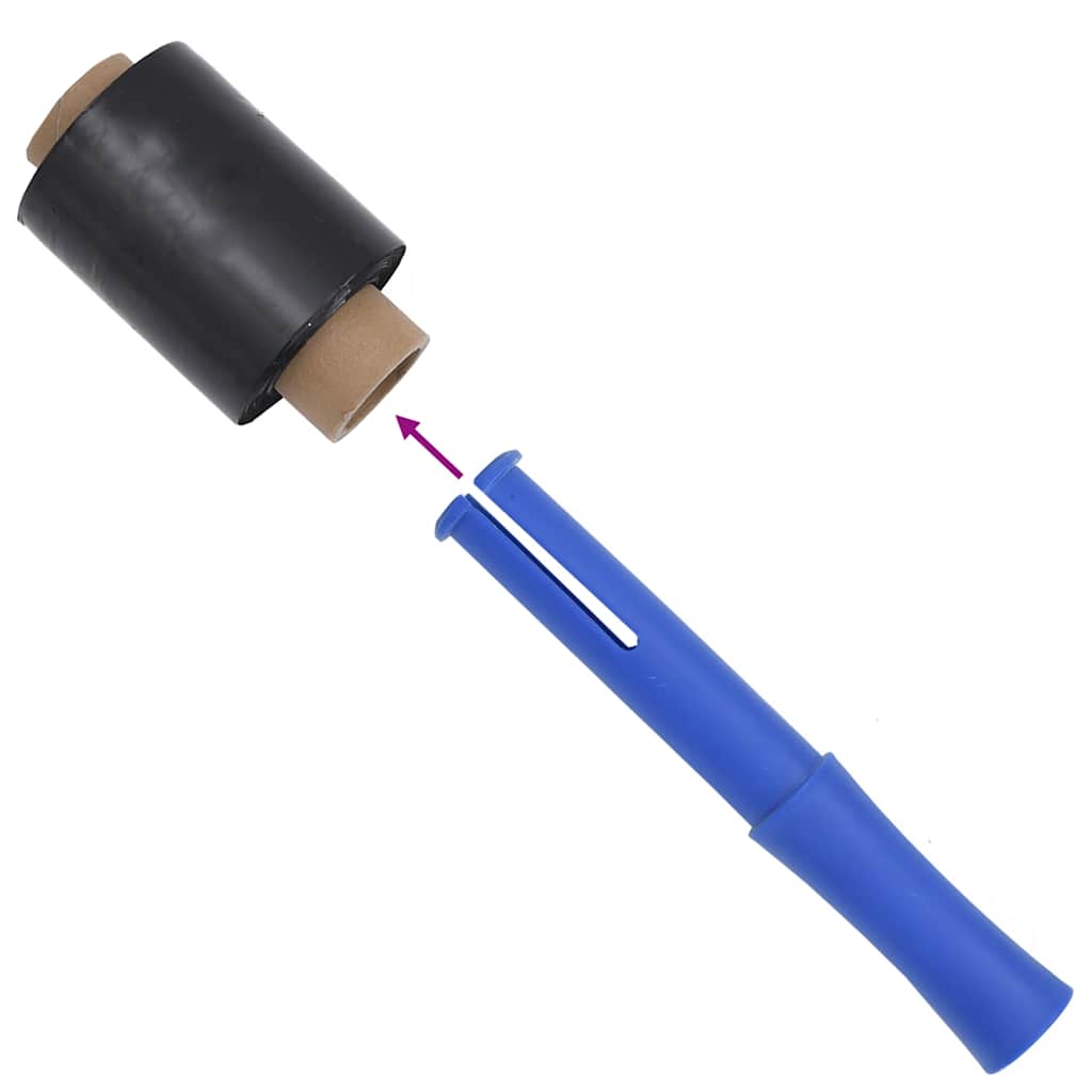 Film estirable 10 uds 23 µm 10 cm x - negro, 150 m - number 6.