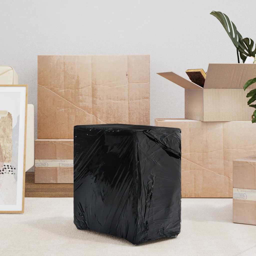 Pcs de película de estiramiento 20 µm - negro, 50 cm x 150 m, 2 - number 3.