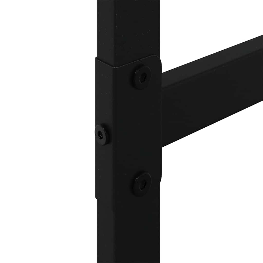 Brændestativ 100x30x209 cm stål sort - number 10.