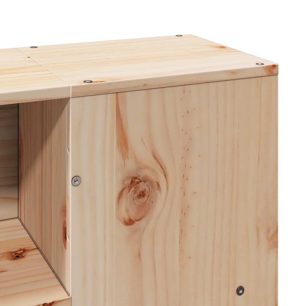 Sengeramme uden madras massivt fyrretræ - naturfarvet, 140 x 200 cm - number 10.