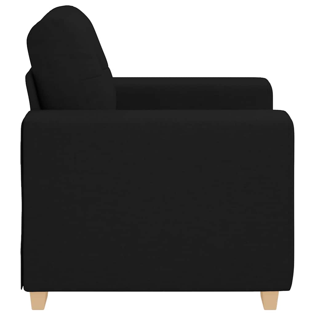 Sofastol 59 cm tkanina - crna - number 5.