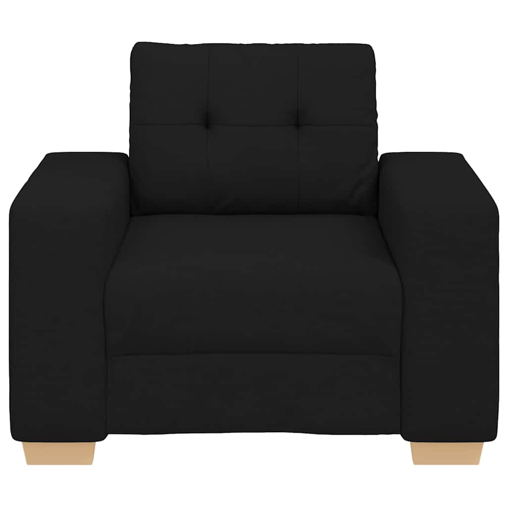 Sofastol 59 cm tkanina - crna - number 4.