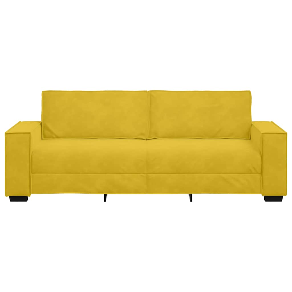 3 -osobni kauč 180 cm velor - žuta, 220 cm - number 4.