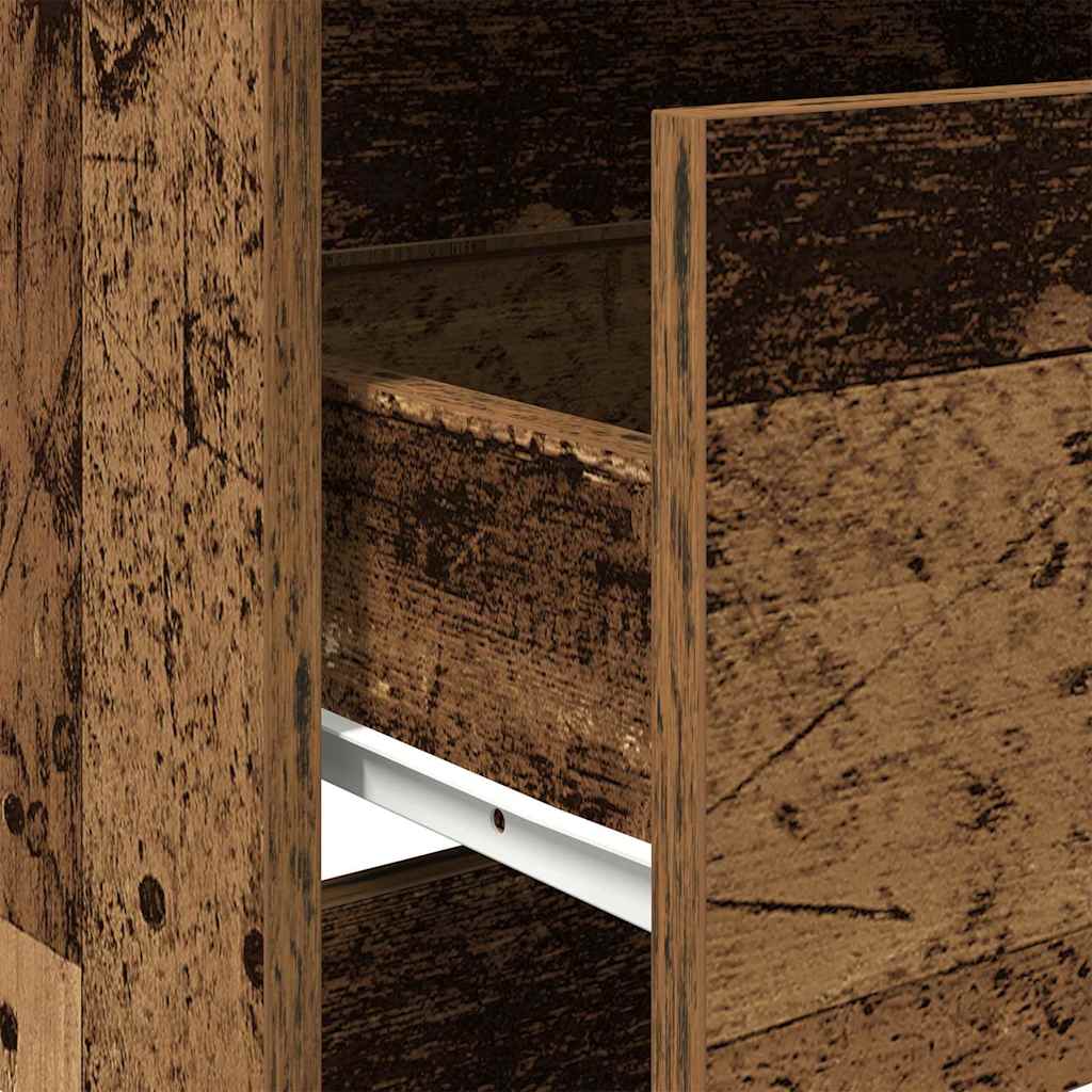 Skænk 60x35x76 cm konstrueret træ antikt træ - gammelt træ, 1 - number 10.