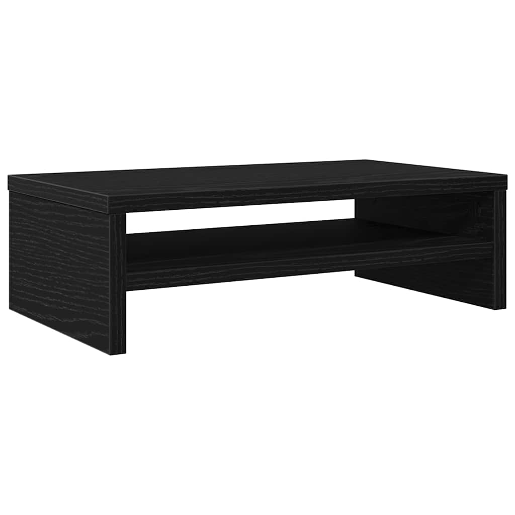 Schermo sta 42x24x13 cm colore in rovere nero in legno - number 7.