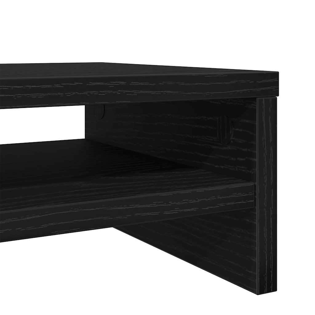 Schermo sta 42x24x13 cm colore in rovere nero in legno - number 8.