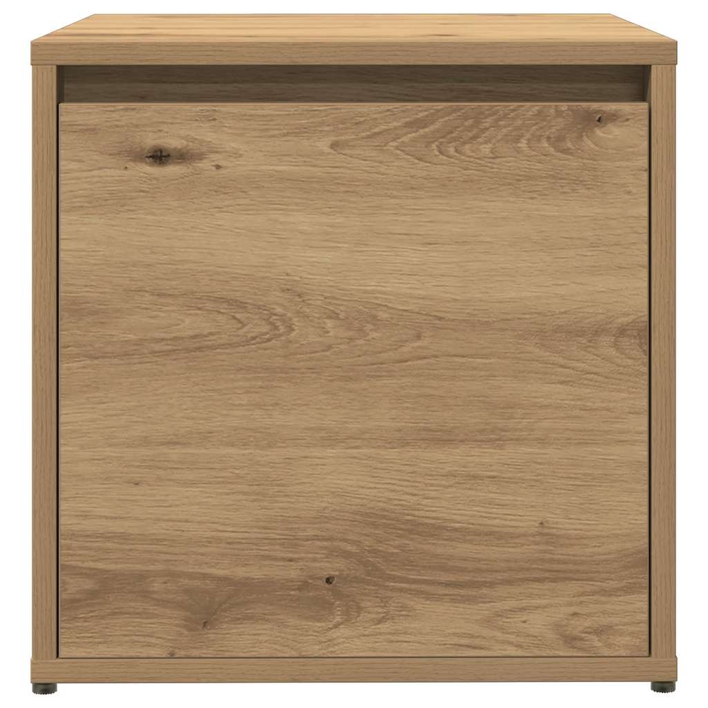 Zestaw mebli do przedpokoju drewno klejone sztuczny dąb - dąb rzemieślniczy - number 5.