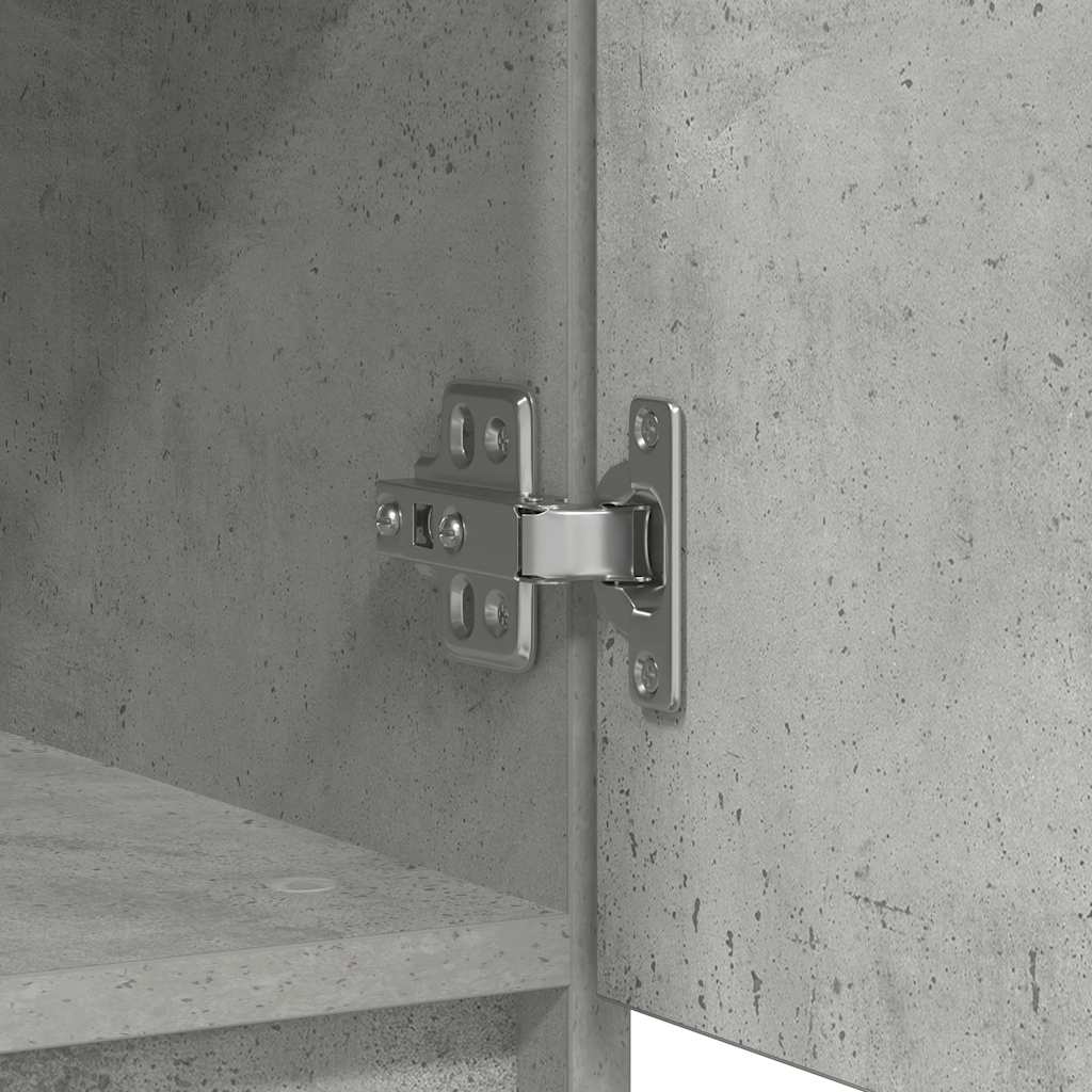 Sidan med lådan 71x35x65 cm konstruerat trä - betonggrå, 1 - number 11.