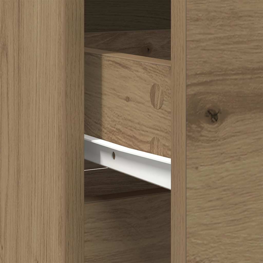 Sidan med lådan 80x34x76 cm konstruerad trä arty - artisan oak, 1 - number 11.