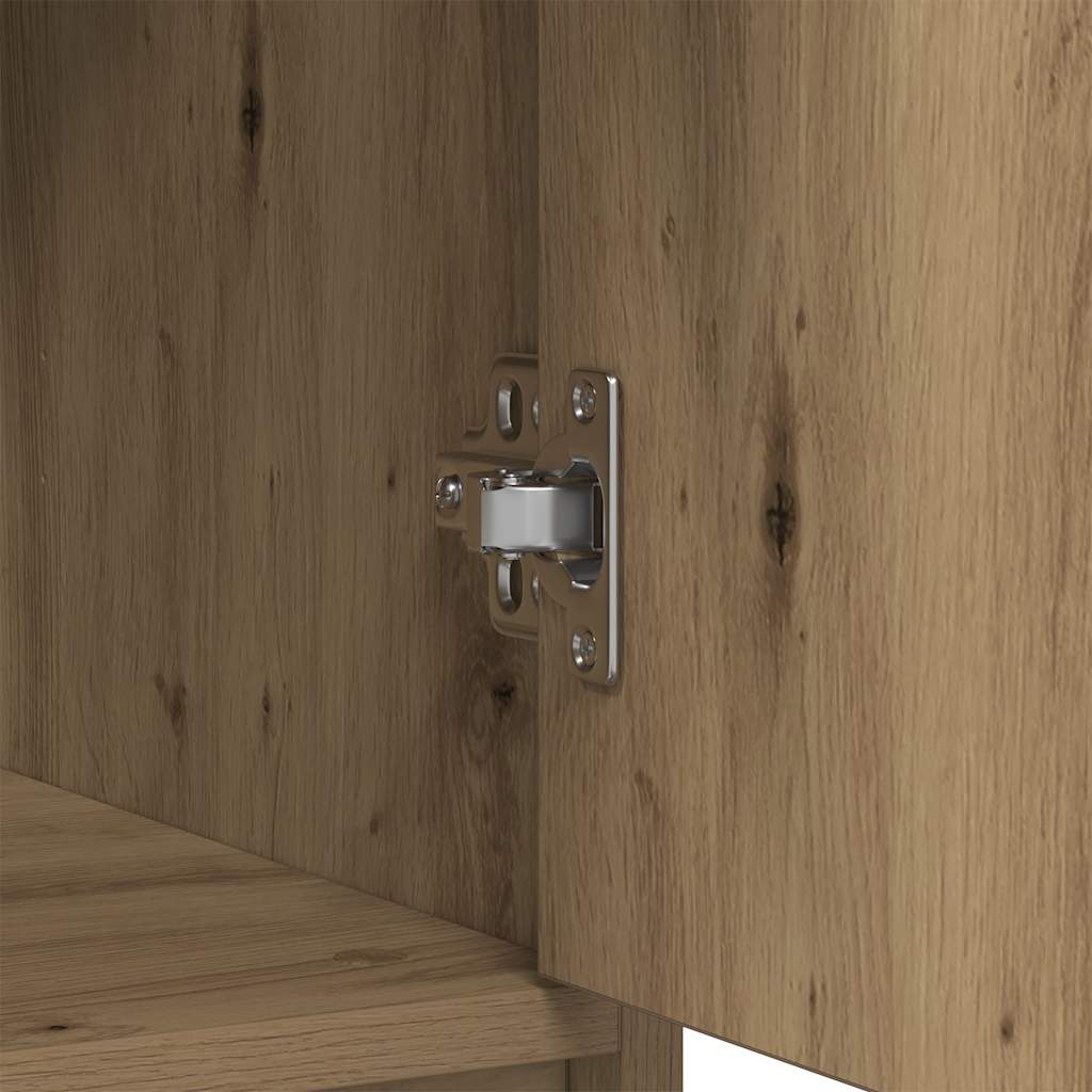 Sidan med lådan 80x34x76 cm konstruerad trä arty - artisan oak, 1 - number 10.