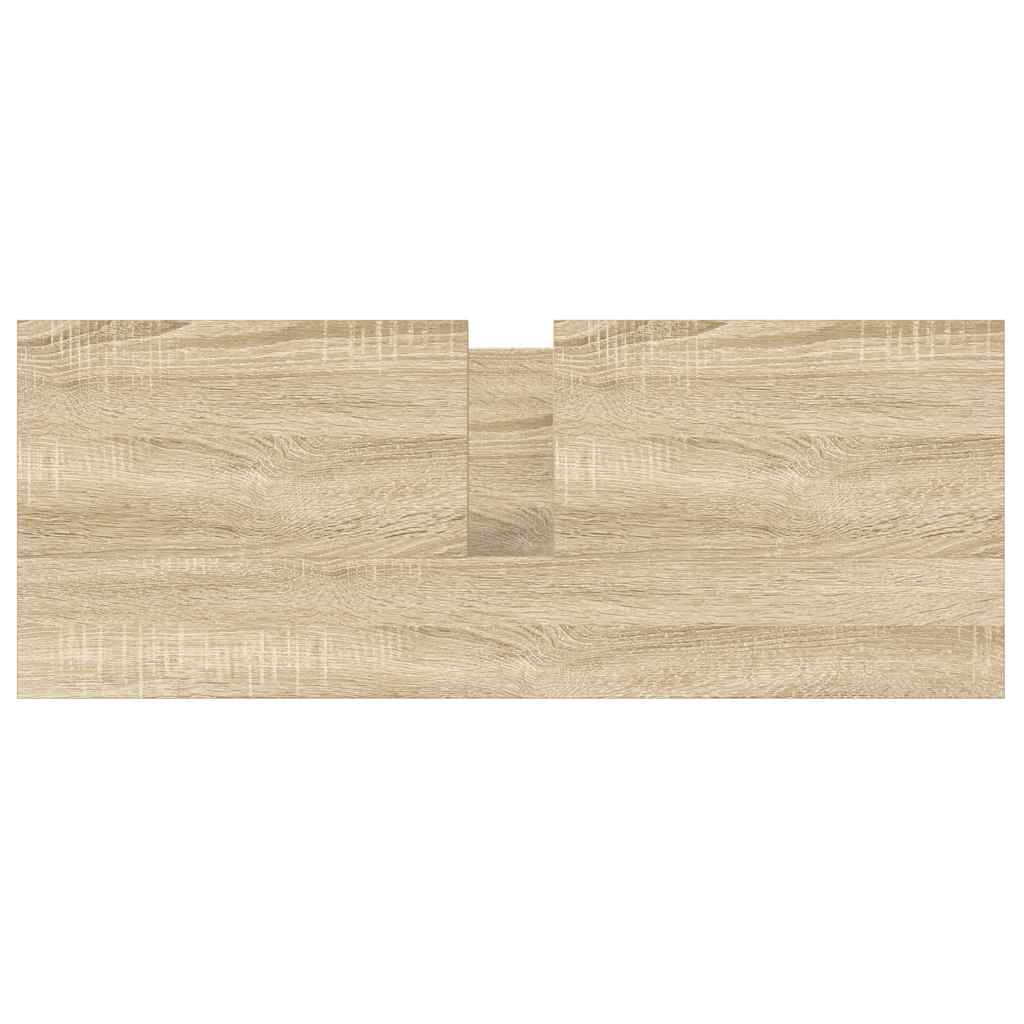 Håndvaskskab med skuffer 90x34,5x60 cm - sonoma-eg, 90 x 34 5 x 60 cm (b x d x h), 83 5 x 28 5 x 21 cm (b x d x h) - number 9.