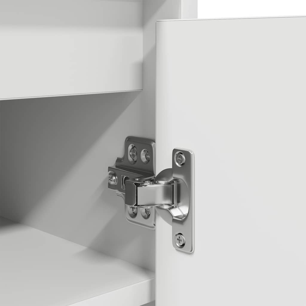 Skoreol 29.5x34x76 cm izgrađeno drvo - bijelo, 1, 4 - number 11.