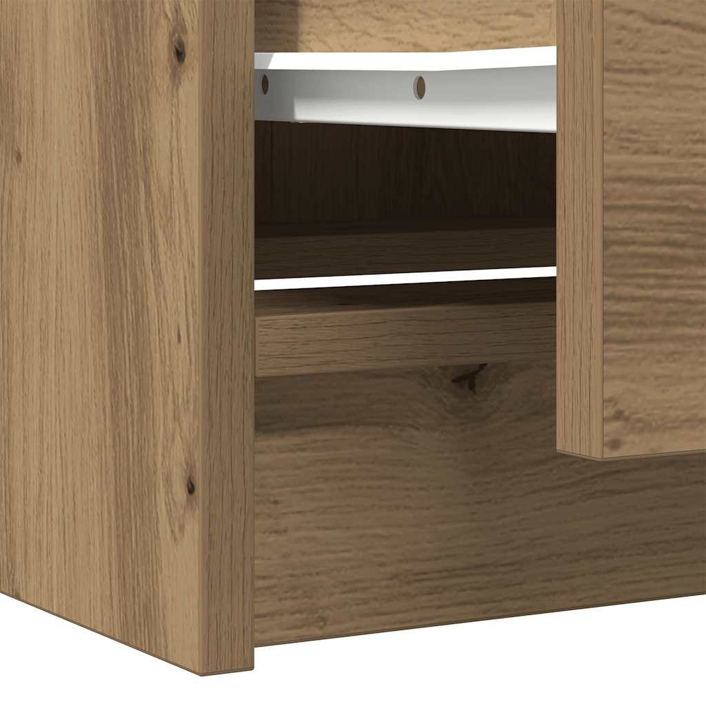 Tv -tabell 40x35x54 cm konstruert trekunst king - artisian oak, 1, 40 cm - number 10.