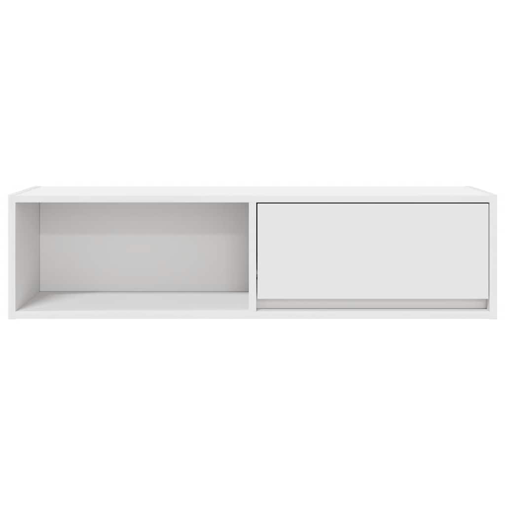 Tv -tabeller pc -er. 100x31x25.5 cm constructed wood - white, 2, 100 cm - number 7.