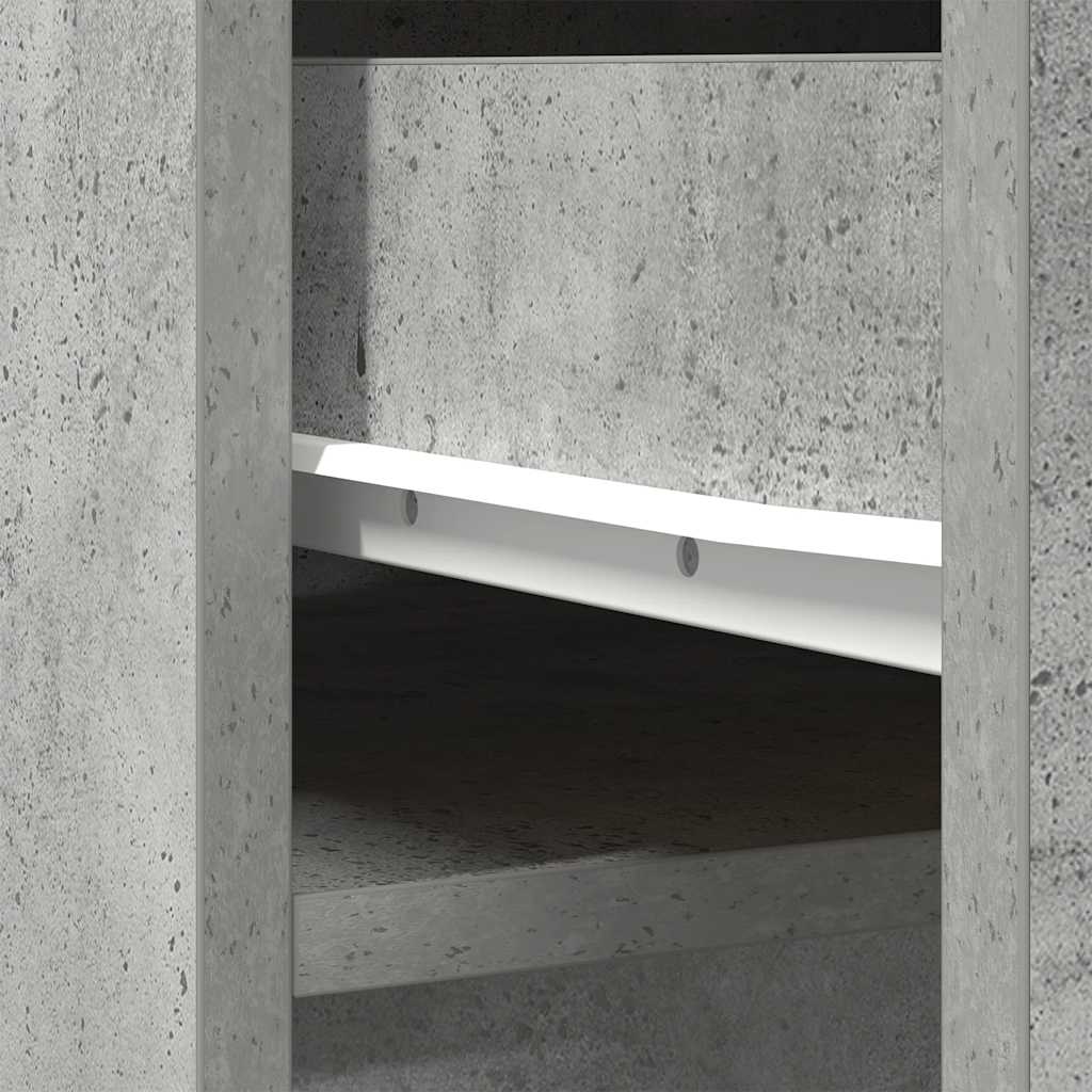 Højskab 37,5x35x180 cm konstrueret træ - betongrå, 1 - number 10.