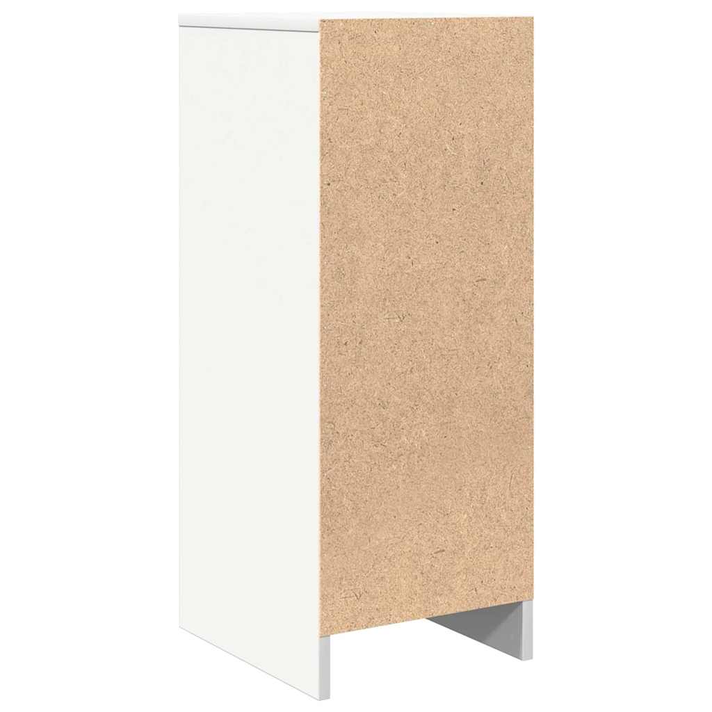 Sidan 29.5x34x76 cm konstruerat trä - vitt, 1 - number 8.