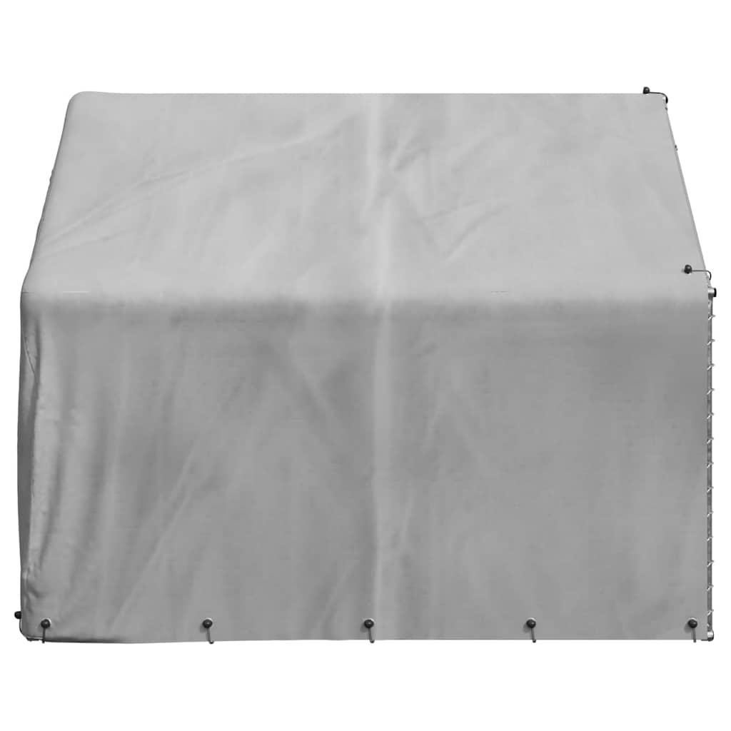 Cour de chien extérieur avec couvercle 2x2x1,5 m en acier galvanisé - 2 x 2 x 1,5 m - number 4.