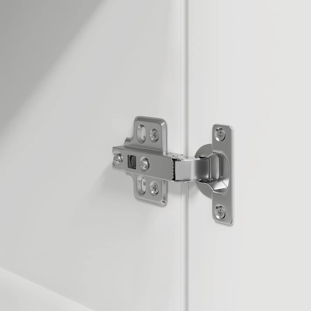 Højskab 50x35x180 cm konstrueret træ - hvid, 1, 50 cm - number 10.