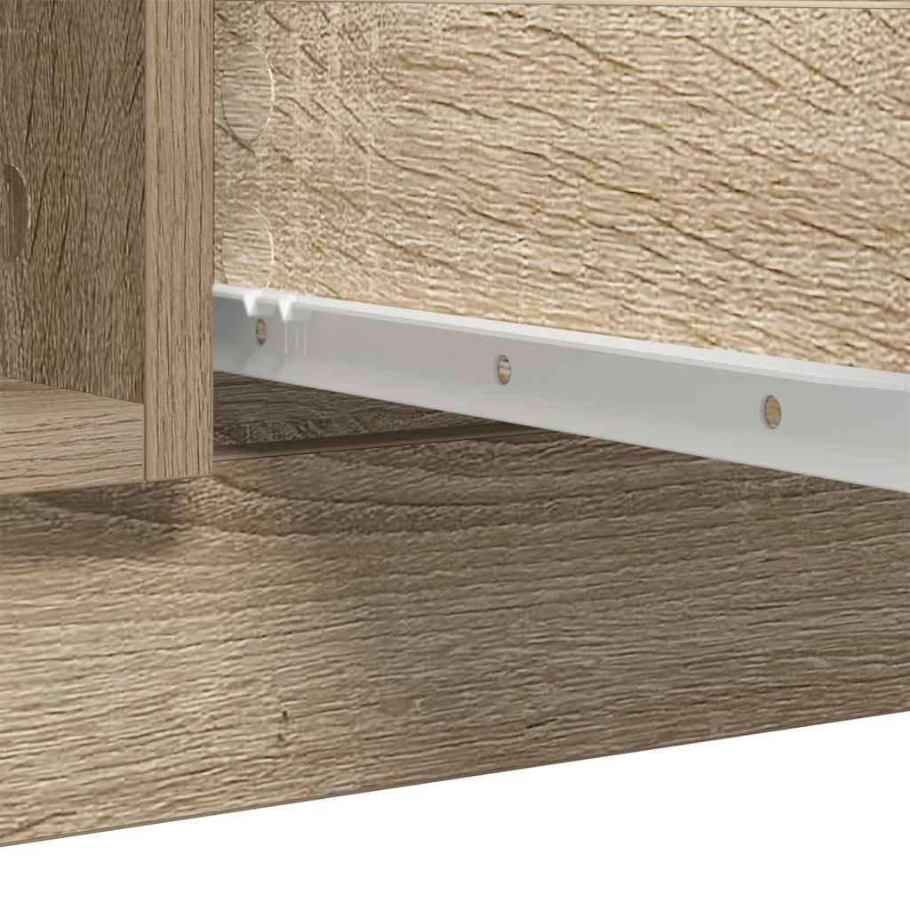 Skænk med skuffer 100,5x35x98,5 cm konstrueret træ - sonoma-eg, 1 - number 11.