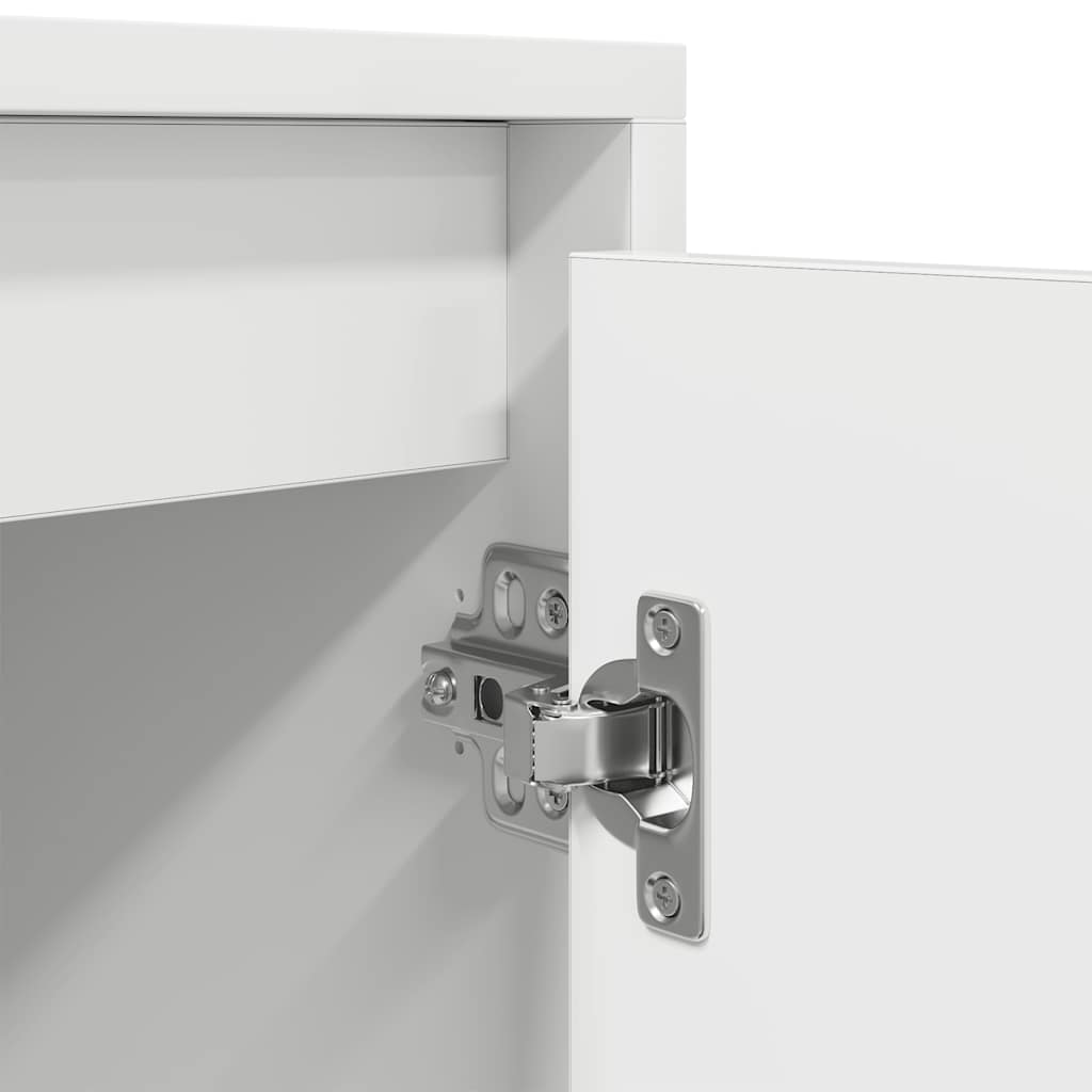 Tv -tabell 188,5x41x50 cm konstruert tre - hvit, 1, 188,5 cm - number 10.