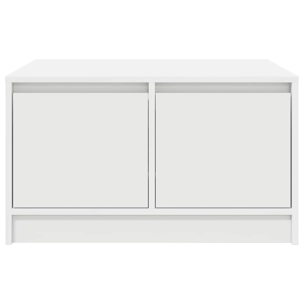 Sofabord med skuffer 70,5x70x40 cm - hvid, 70.5 x 70 x 40 cm, 1 - number 6.