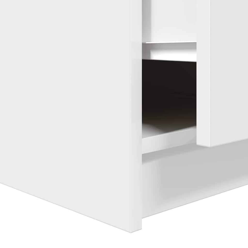 Sofabord med skuffer 70,5x70x40 cm - hvid, 70.5 x 70 x 40 cm, 1 - number 11.